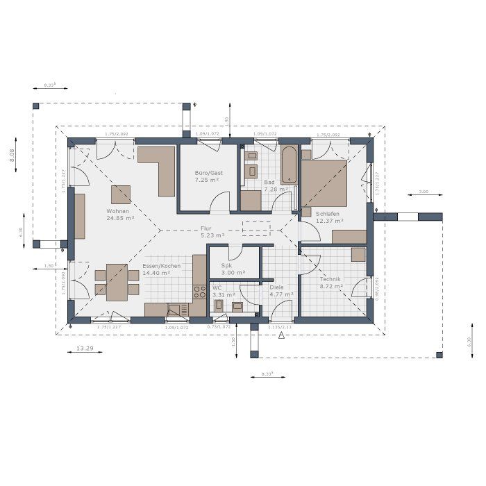 Eigenheim statt Miete! – Wunderschönes Bungalow von Schwabenhaus in Biesdorf in Berlin