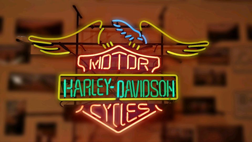 DEKO Beleuchtung "Harley Davidson" in Herdecke