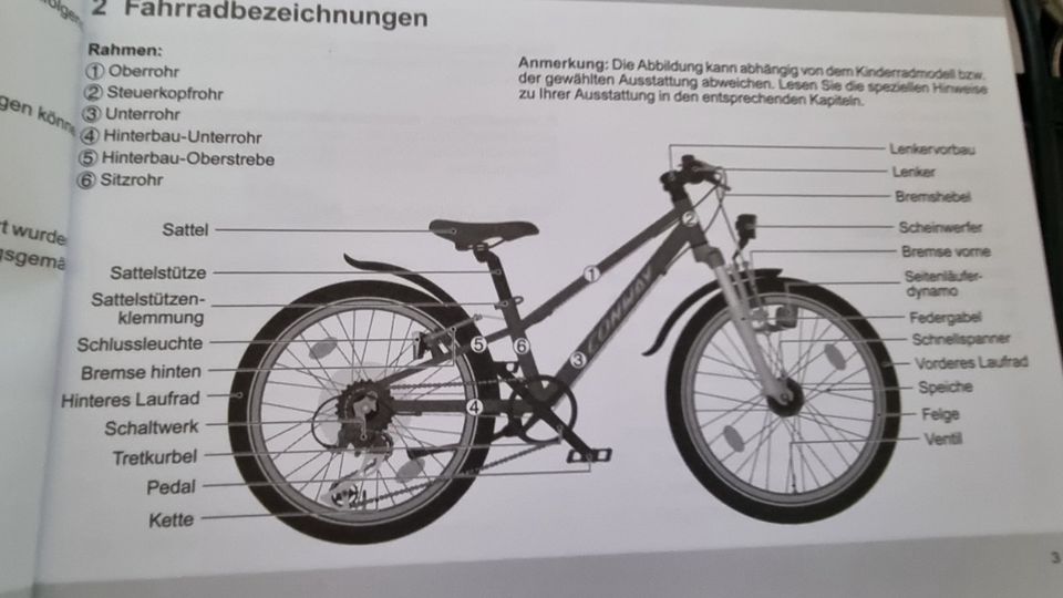 Jugend Fahrrad CONWAY 26Zoll in Flörsheim am Main