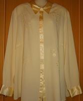 BLUSE Gr.48 gelb florale STICKEREI glänzendes Material v.HABELLA Sachsen - Chemnitz Vorschau