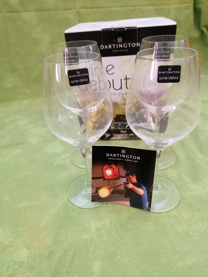 Weingläser Dartington Crystal wine debut glasses 4´er Set in Kodersdorf