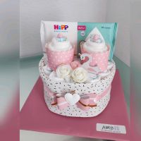 Windeltorte, Geschenk Geburt, Babygeschenk, Babyparty, Babyshower Bayern - Dürrlauingen Vorschau