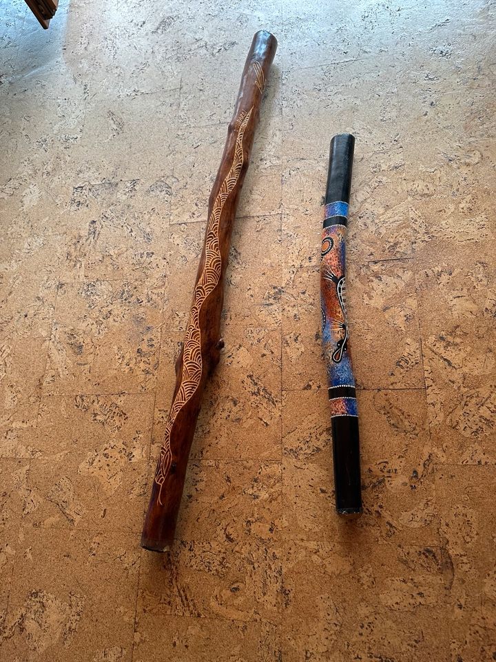 Didgeridoo, Bumerang Schilder - Australien Sammlung in Pleidelsheim
