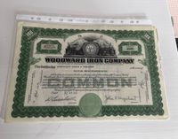 Woodward Icon Company - Historische Aktie von 1955 Wertpapier Hessen - Rüsselsheim Vorschau