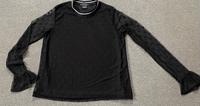 Manguun Shirt vollunterfüttert Tüllärmel Punkte Volant Sachsen - Radeberg Vorschau