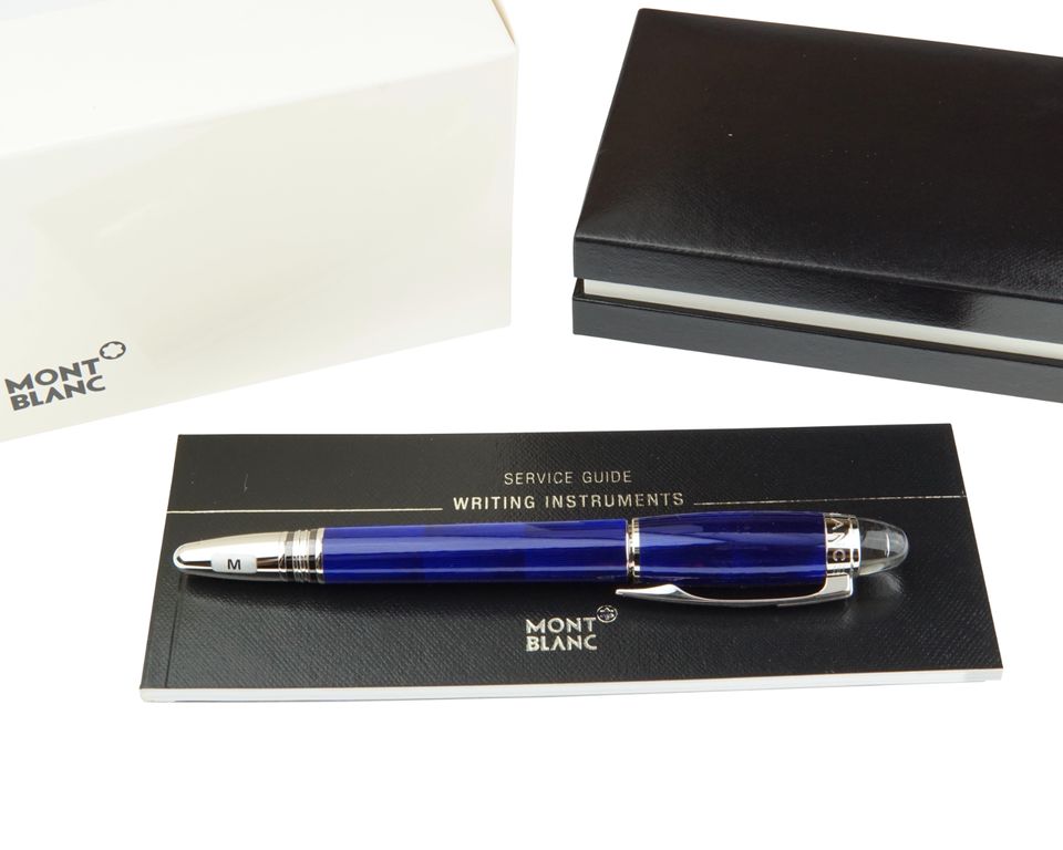 Montblanc Starwalker Cool Blue Metal Füller ID: 09976 M-Feder OVP in Pfarrkirchen