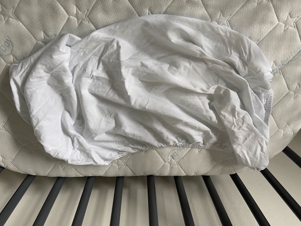 Babybay Beistellbett Boxspringbett schiefergrau Komplettset in Arnsberg