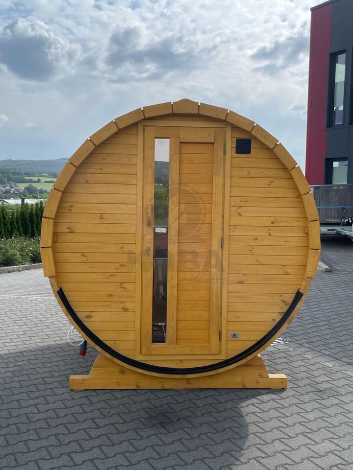 KOBA Fass Garten Sauna I 2m I Fasssauna Ø 2,2 m Barrel NEU in Eichenzell