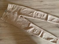 Skinny High Waist Jeans Beige XS/34 Wuppertal - Ronsdorf Vorschau