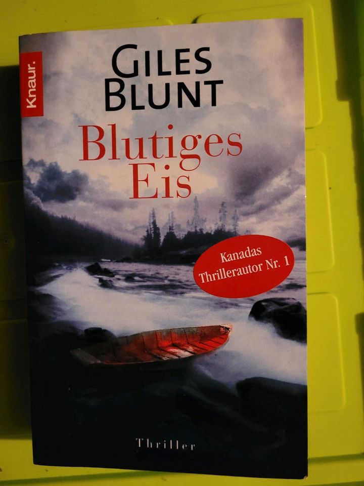 Buch, Thriller, 'Blutiges Eis' Giles Blunt in Wittorf