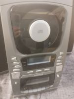 Kassettenrekorder CD Player silber Mini Stereoanlage 2 Boxen Nordrhein-Westfalen - Herten Vorschau