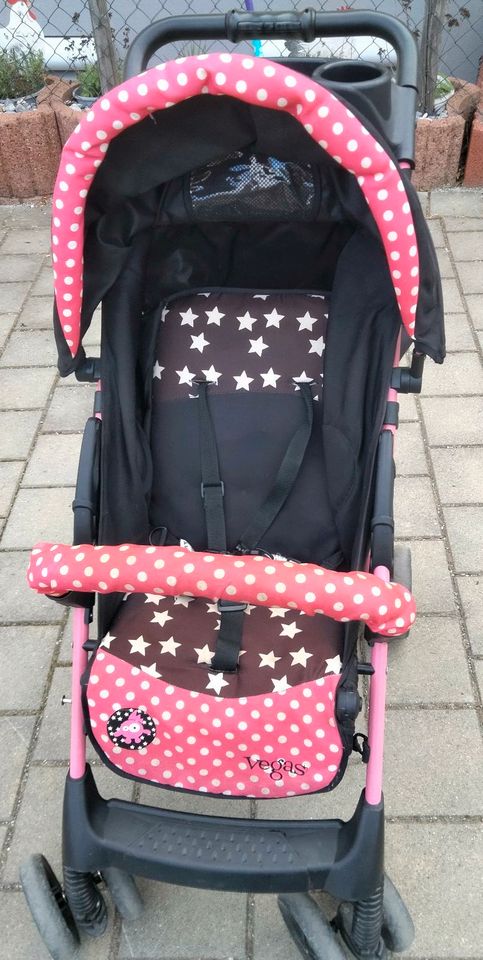 Verkaufe einen gebrauchten Buggy in Pink in Rielasingen-Worblingen