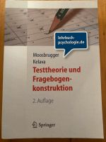 Testtheorie und Fragebogenkonstruktion 2. Auflage von Springer Lingen (Ems) - Altenlingen Vorschau