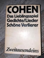 Cohen Das Lieblingsspiel Gedichte/ Lieder Schöne verlierer Rheinland-Pfalz - Koblenz Vorschau