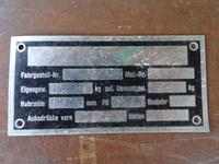 DDR Original Typenschild Rohling , Oldtimer Thüringen - Rositz Vorschau
