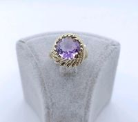 Wundervolle Amethyst Gold Damenring, 585er 14 karat Goldring Mitte - Tiergarten Vorschau