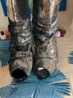 Damen Sommerstiefel vorne offen in Silber Gr. 38 Rheinland-Pfalz - Idar-Oberstein Vorschau