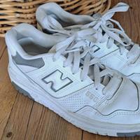 New Balance 550 Sneaker Turnschuhe weiß mit grau Gr. 38 Nordrhein-Westfalen - Langenfeld Vorschau