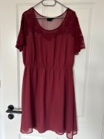 Damen festliches Kleid Bordeaux dunkelrot Größe 44 Niedersachsen - Cloppenburg Vorschau