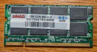 1x TakeMS 1GB DDR-400 CL3 DD1024TEC300E S0-DIMM gebr. Bayern - Untermeitingen Vorschau