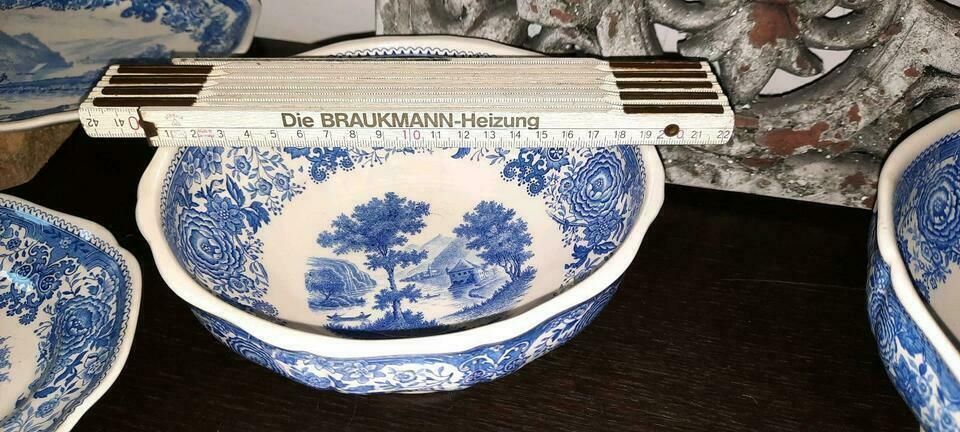 Villeroy & Boch Burgenland blau Fleisch- Servierplatte Schüsseln in Langenfeld