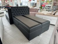 Boxspringbett DOLCE Kunstleder Schwarz 140x200cm Nordrhein-Westfalen - Lage Vorschau