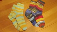 Selbstgestrickte Wollsocken Gr.24 / 25 Dithmarschen - Eddelak Vorschau