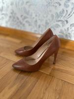Mango Pumps Cognac Braun, Gr. 40, Leder Top Bothfeld-Vahrenheide - Isernhagen-Süd Vorschau