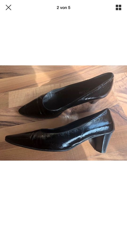 Donna Carolina Pumps Lackleder 39 schwarz in Troisdorf