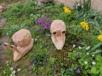 Schnecken Eiche Skulptur Deko Garten Geschenk Bayern - Ebern Vorschau