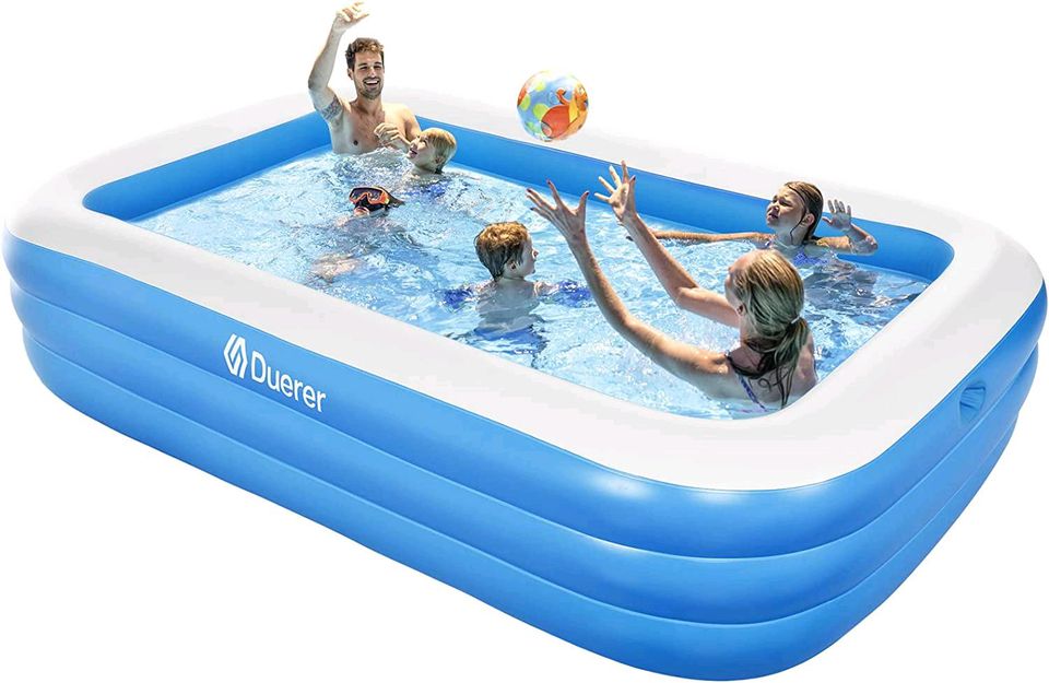 Duerer Familienpool aufblasbare Pool misst 241 x 142 x 56 cm in Heilbronn