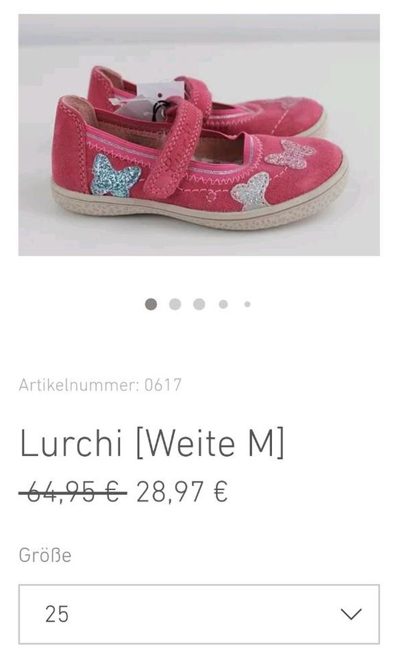 Neue Ballerinas Gr. 25 26 27 29 34 36 Lurchi Superfit Richter in Herzogenaurach