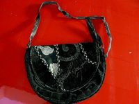 Handtasche schwarz Samt  Vintage *" Nordrhein-Westfalen - Kirchlengern Vorschau