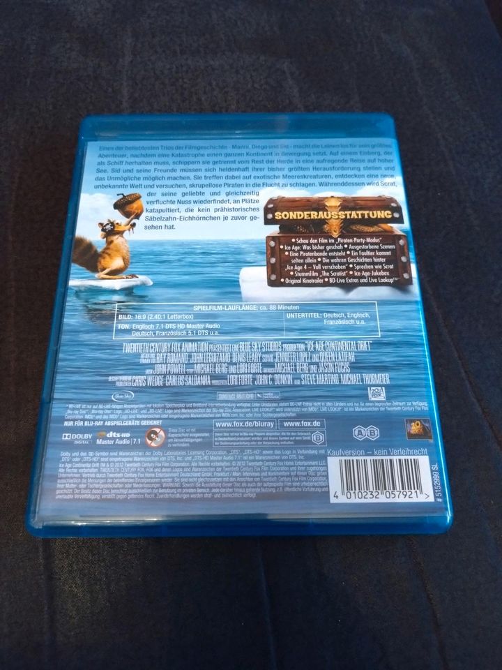 Ice Age 4 Blu-Ray, sehr guter Zustand in Delmenhorst