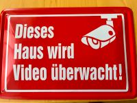 Hinweisschild Videoüberwachung Dresden - Wilschdorf Vorschau