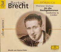 Hörbuch: Brecht, An die Nachgeborenen (Th. Giese, inkl. Versand) Hessen - Oberursel (Taunus) Vorschau