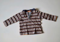 Langarmpullover grau schwarz orange gestreift Langarmshirt Junge Berlin - Pankow Vorschau