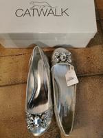 Catwalk - Silber - Größe 37 -- Glitzersteine -- Hannover - Mitte Vorschau