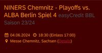 Suche 2 Tickets Niners Chemnitz Playoffs Alba 4.6. Sachsen - Mülsen Vorschau