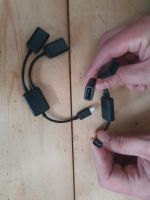 Y-Splitter Kabel USB-Micro-B zu USB 2.0 2Stk. Hessen - Echzell  Vorschau