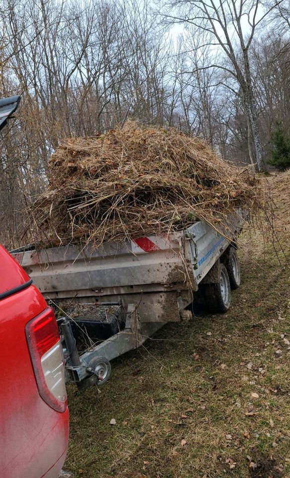 Transporte Schüttgut Kippanhänger Schotter Erde Aushub in Esslingen