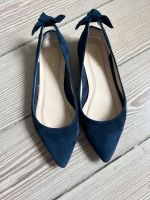 Schuhe von Shoohs Gr 38 flach Ballerina Aquazzurra blau Wildleder Altona - Hamburg Ottensen Vorschau