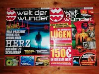 2x Welt der Wunder Magazine / Zeitschrift 9/13 + 8/14 Bayern - Dillingen (Donau) Vorschau