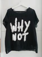 Multiblu, Gr. 44, tolles Blusenshirt, schwarz, Chiffon - wie NEU Nordrhein-Westfalen - Schwelm Vorschau