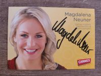 Autogrammkarte Magdalena Neuner, 15x10,5cm, signiert Nordrhein-Westfalen - Lübbecke  Vorschau