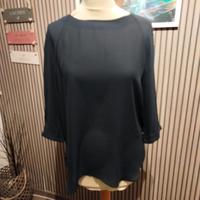 Primark Bluse Dunkelblau Gold Reißverschluss Gr. 40 Bayern - Veitsbronn Vorschau