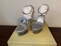 High Heel Stiletto Plateau Sandaletten 41 (40) crystal Bayern - Teublitz Vorschau