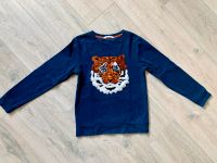 Pullover Gr.134/140 H&M Tiger Wendepailletten Niedersachsen - Drebber Vorschau