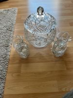Kristall Bowle Set mit 8 Gläsern Thüringen - Erfurt Vorschau