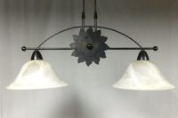 Deckenlampe, Hängelampe/ Eisen-Sonne / Opalglas, Landhausstil Schleswig-Holstein - Reinbek Vorschau